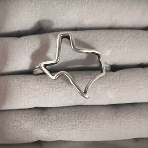 James Avery Texas forged Ring sz 8